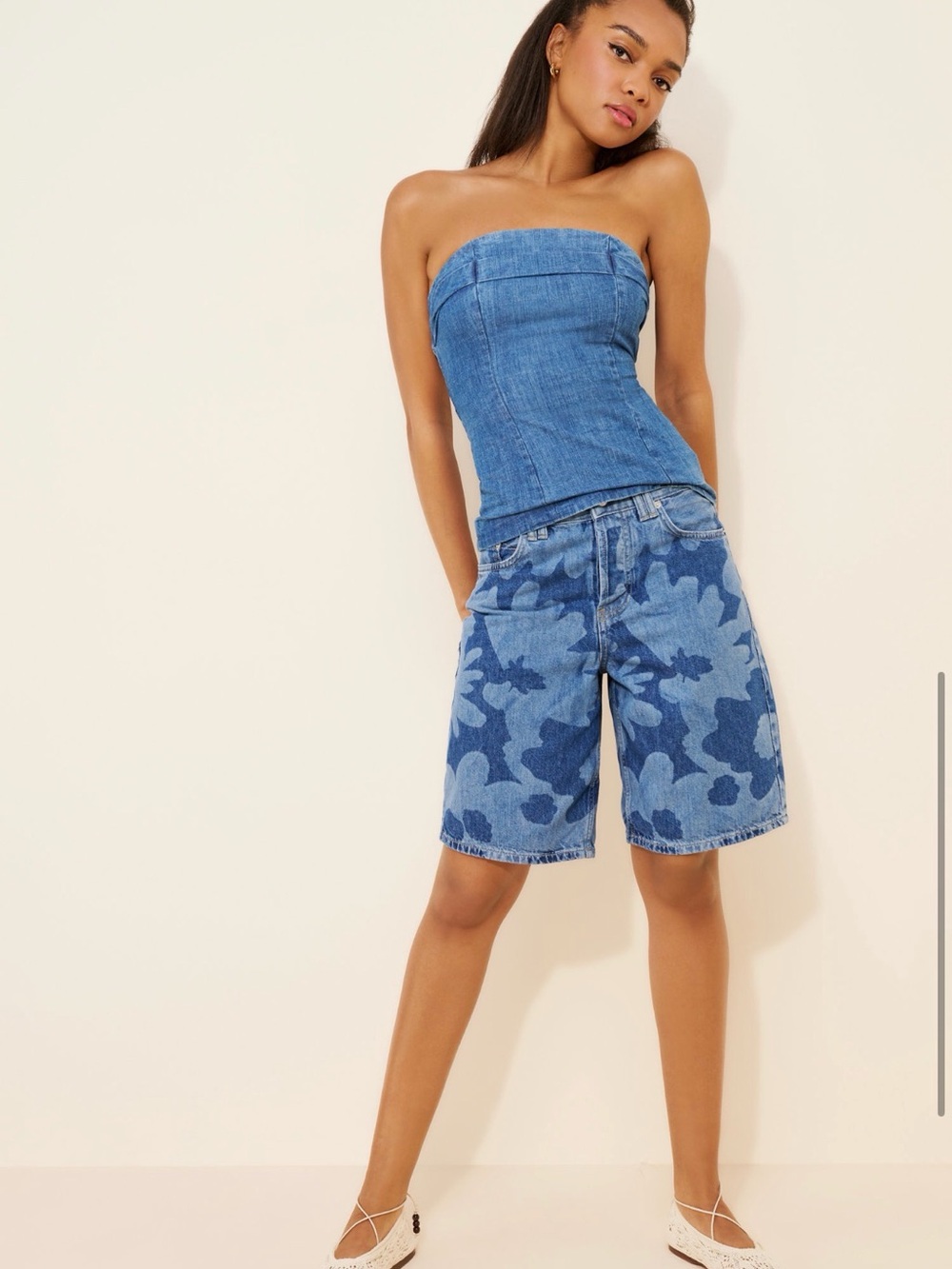 Free People Montana Printed Shorts - Picture 4 of 6